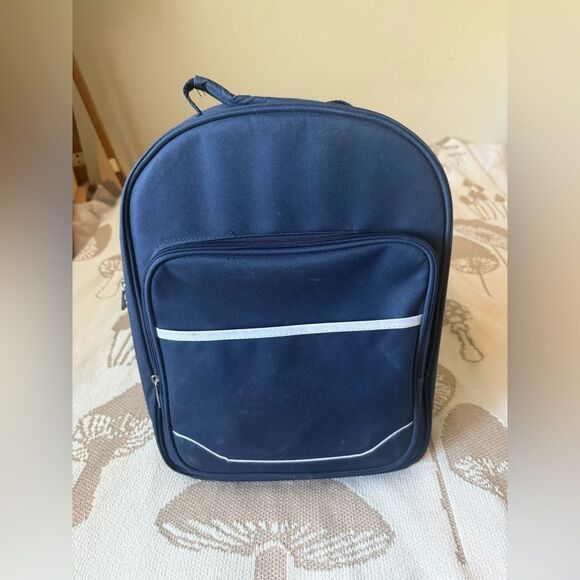 Picnic | Cooler Backpack Navy Blue - Picture 2 of 7
